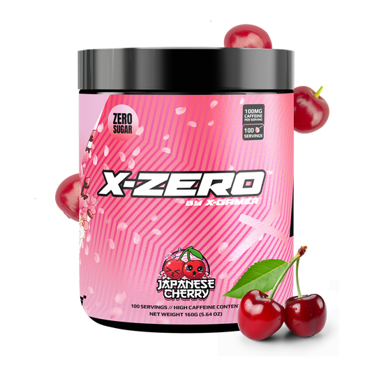 X-Zero Japanese Cherry – Sockerfri Energidryck (100 portioner)