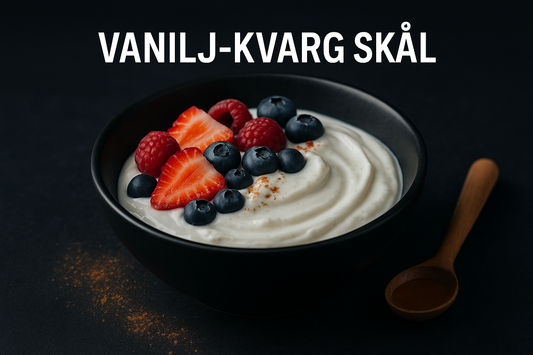 Vanilj-Kvarg Skål