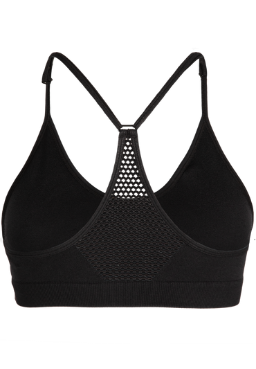 Quincy Seamless Sports Bra, black