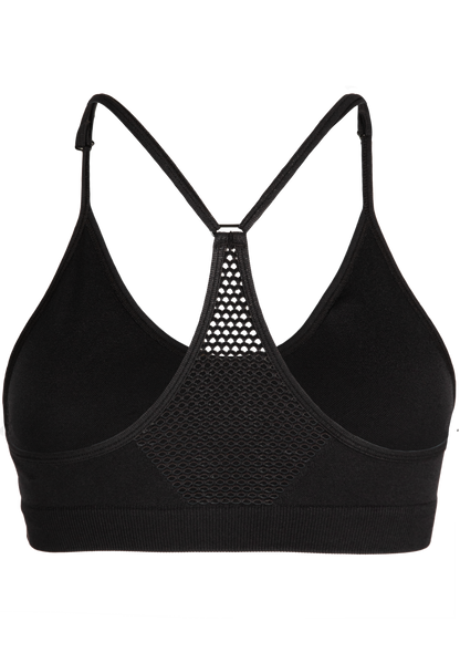 Quincy Seamless Sports Bra, black