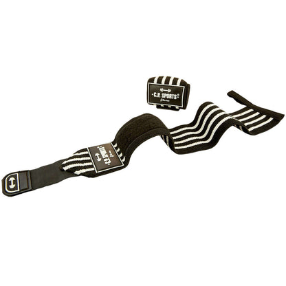 Strongman Wrist Wraps 50 cm, black/white