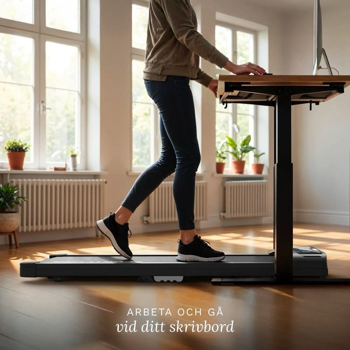 WalkPad Pro – Gå & Löpband med 12 % Lutning