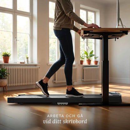 WalkPad Pro – Gå & Löpband med 12 % Lutning