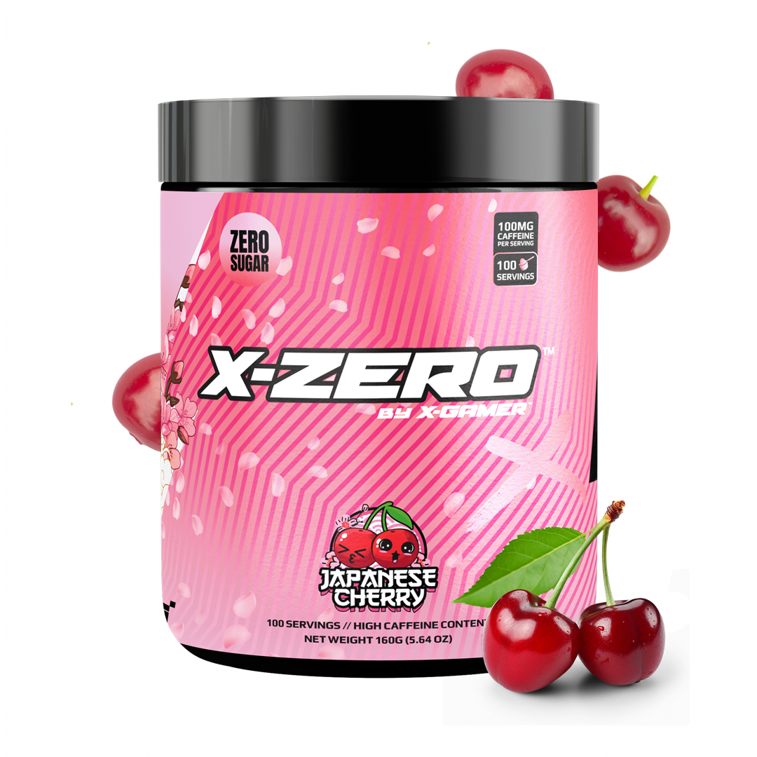 X-Zero Japanese Cherry – Sockerfri Energidryck (100 portioner)