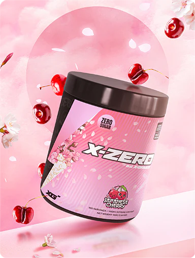 X-Zero Japanese Cherry – Sockerfri Energidryck (100 portioner)
