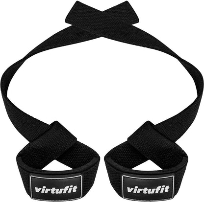 VirtuFit Padded Lifting Straps, black